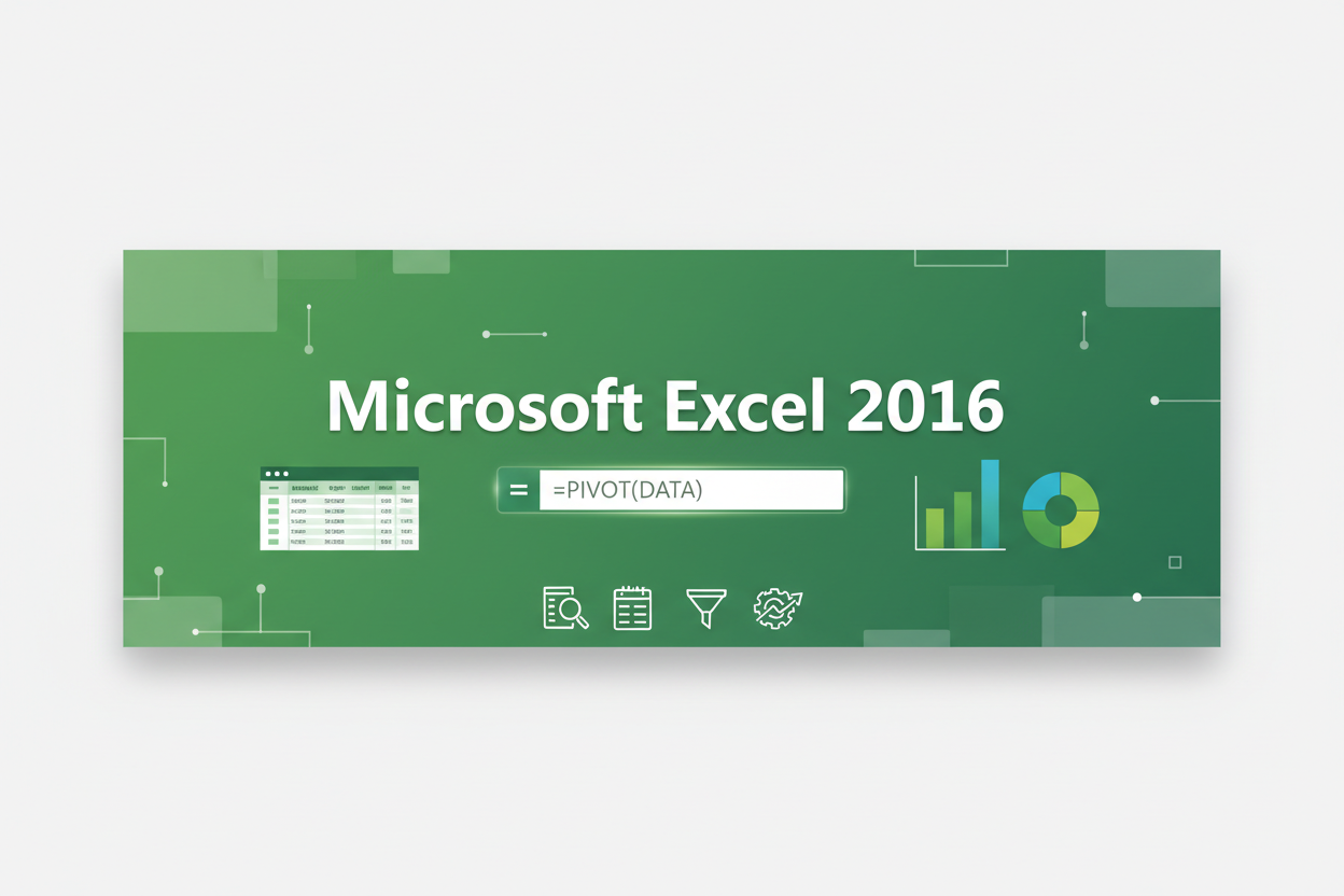 Excel 2016 Essentials